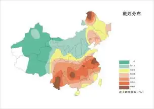  戴姓的分布