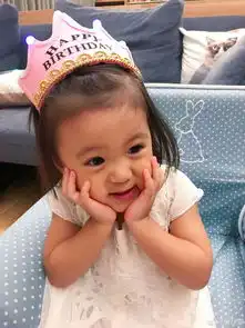  贾静雯修杰楷晒咘咘2岁派对狮子座很迷人,爱变装的小公主