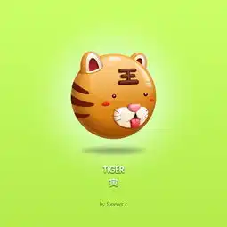  十二生肖卡通头像图标