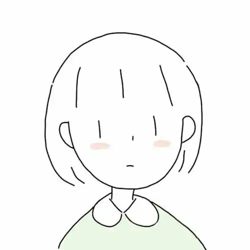 简笔画女生头像