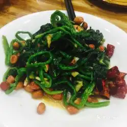  馅老大饺子锅贴招牌菜的果仁菠菜好不好吃用户评价口味怎么样兰州美食果仁菠菜实拍图片大众点评