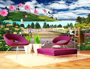  唯美自然风景清新风景电视沙发背景墙壁画图片设计素材高清psd模板下载188.72mb客厅电视背景墙大全