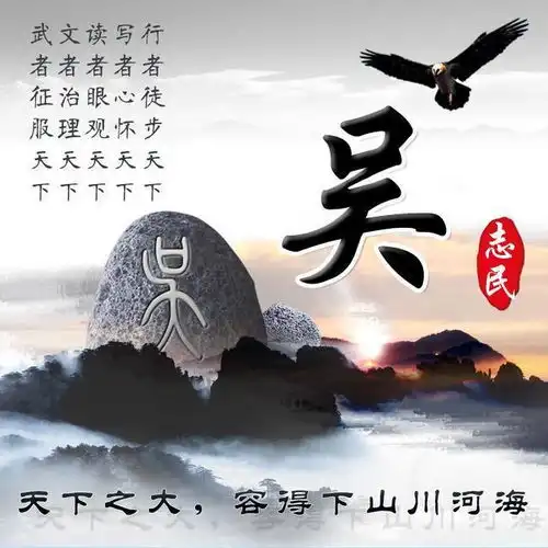  微信头像,姓氏头像,39张潮流高清精致签名头像,快带走换上吧