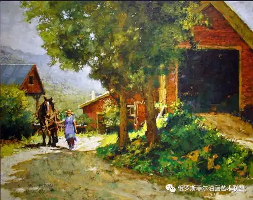  美国画家迈克尔.杜风景油画作品欣赏