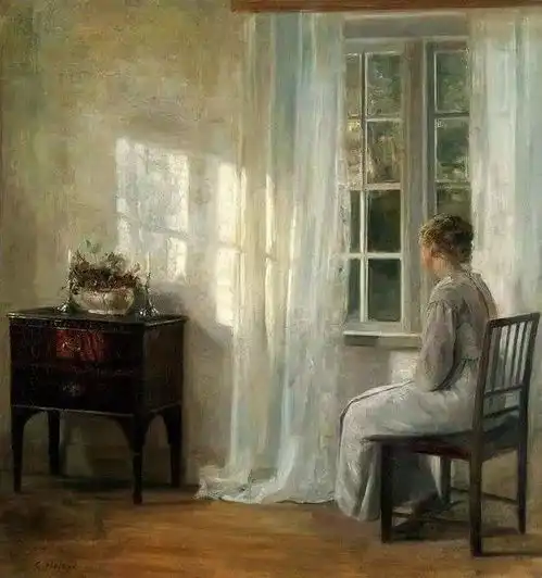  她的油画都为你开了一扇窗,丹麦德裔女画家berthawegmann