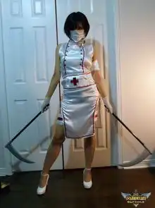  英雄联盟美女cos合集超性感小护士阿卡丽来袭6