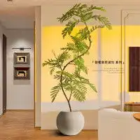  板谷山仿真花卉板谷山仿真花装饰花绢花塑料花摆件餐桌花荷兰小雏菊5支花束黄色多少钱