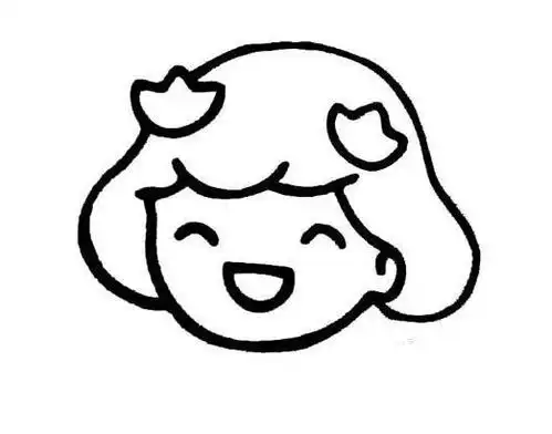  黑白简笔头像