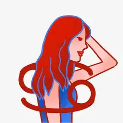  手绘12星座之巨蟹座女生图片素材其他格式下载动漫人物大全