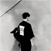  这个城市未见你容颜灰色男生伤感孤独头像