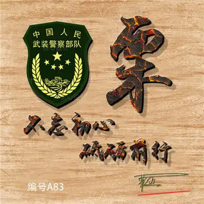  原创个性头像,有军人主题的有公司的也有爱国的