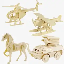  木质3d立体拼图素材图片免费下载高清产品实物png千库网图片编号5349335