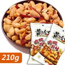  黄飞红麻辣花生黄飞鸿麻辣花生210克16袋一箱120元招商