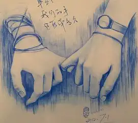  关于毕业季的感人画面的简笔画或素描