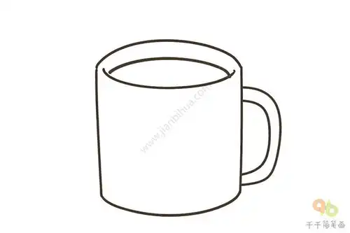  杯子简笔画