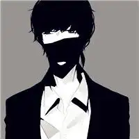  二次元黑白帅哥头像,喜欢换头像就换吧