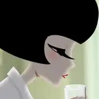 泡芙小姐头像短发女孩的甜美