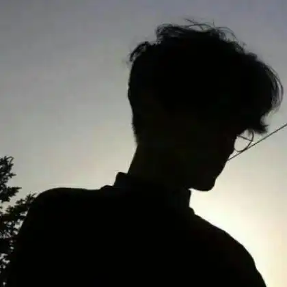 微信头像丧黑色抑郁抽象