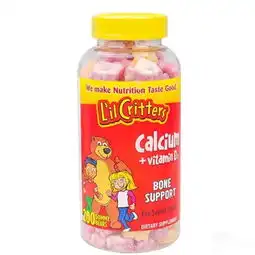 美国lilcritters小熊糖熊宝宝小孩补钙和维生素d200粒