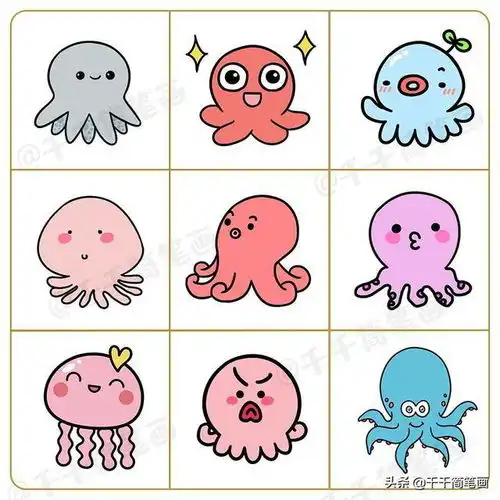  100种常见小动物简笔画素材大全,简单实用,快为孩子收藏吧