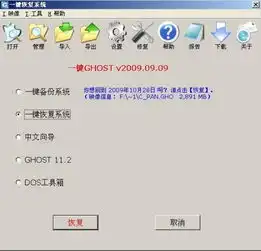  一键ghost0909备份后怎么还原,最好给图片或视频.急急急