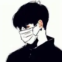 动漫帅哥头像戴口罩次元