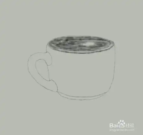  素描茶杯是怎么画的