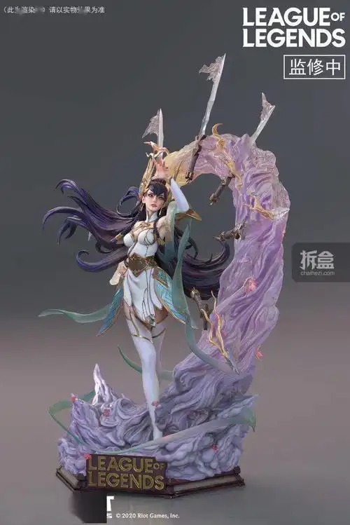  开天工作室英雄联盟艾瑞莉娅玉剑传说舞剑仙14雕像