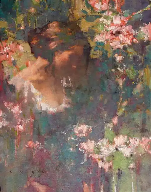  美国画家迈克尔杜达什人物与风景油画作品欣赏