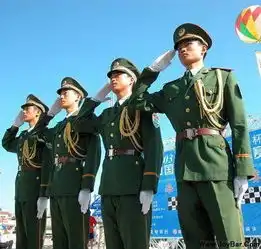  军人敬礼的图片