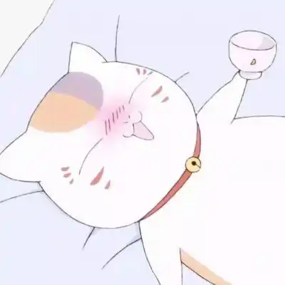  动漫二次元头像女呆萌少女粉色系动漫头像