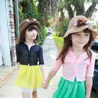  急求外国小女孩的三姐妹的头像系列