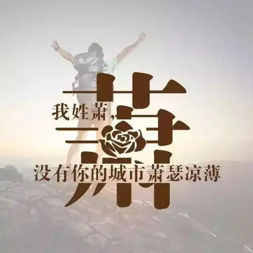  用你的姓氏做微信头像,太美了,有你的姓氏吗