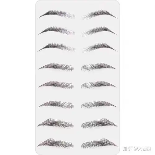欧美潮流头像眉形