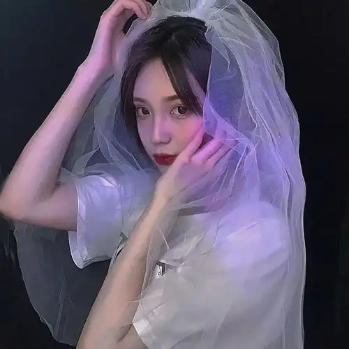  头像美到炸的婚纱女头