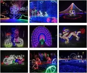  魏集古村落国际梦幻灯光节,非看不可的力量