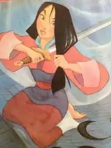 男生动漫头像花木兰