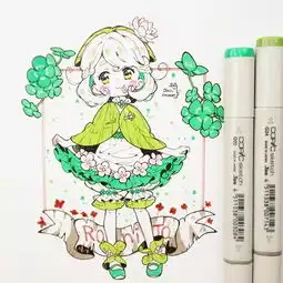  17岁高中少女的二次元漫画画的每一个小姐姐我都想追求