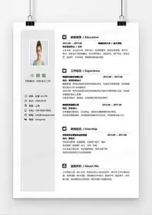  财务会计个人实习简历通用word模板下载wps格式熊猫办公