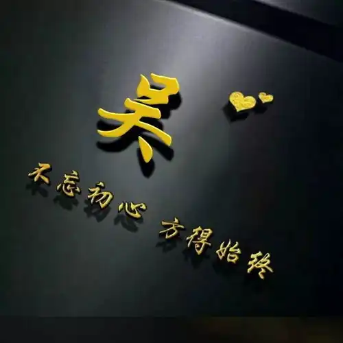  微信头像,姓氏头像,精选商务艺术签名头像,留姓名我来设计