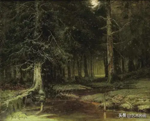  一组色彩丰富的风景油画︱尤利叶维奇克勒韦朱利叶斯绘画作品