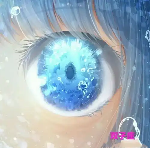  象征着十二星座的眼瞳