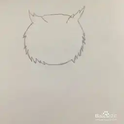  简笔画猫头鹰的画法