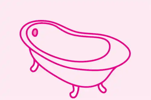  每天学一幅简笔画浴缸简笔画简单画法图片大全