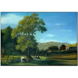  逍遥画客李勇37初秋类别风景油画淘宝名人字画书画服务中心书画销售中心书画拍卖中心名人字画字画交易字画销售字画拍卖字画买卖博艺艺术