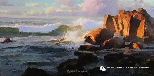  旅美油画家梁革风景油画作品欣赏