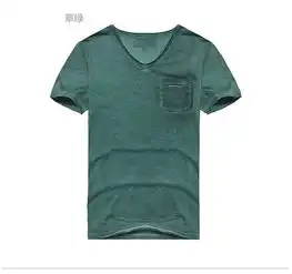 2013新款夏装男装欧美版短袖t恤修身v领t恤打底衫男士上衣潮流6888