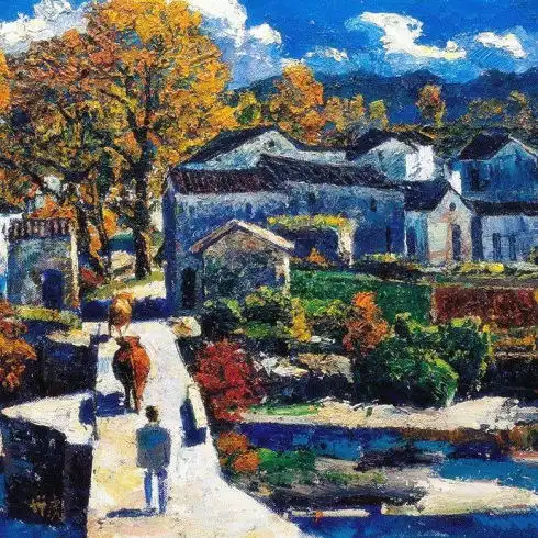  中国油画家邵增虎风景油画作品赏析