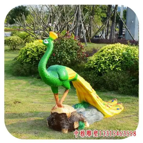 动物头像简笔画孔雀中雅