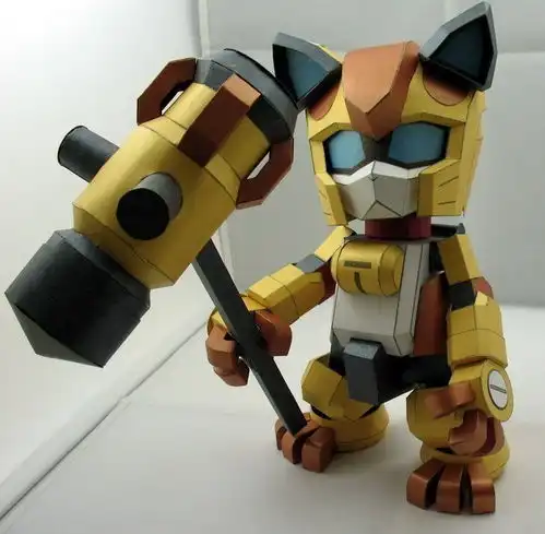  silvine机器猫3d纸模